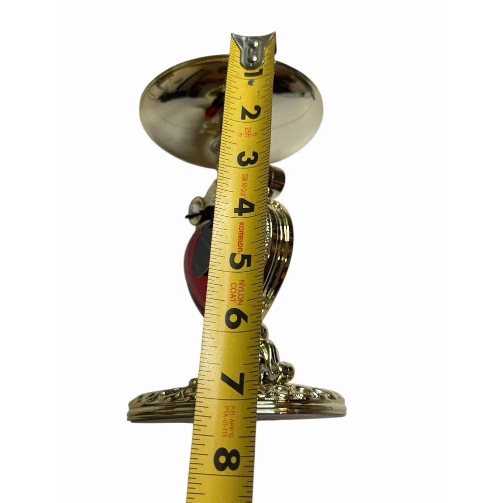 Bath & Body Works Evil Queen Pierced Heart Pedestal Disney 3-Wick Candle Holder - Picture 7 of 16